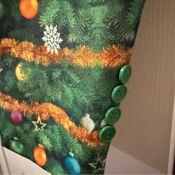 Light Up Green Christmas Suit Life of the Party Medium Holiday Party Ugly - Picture 7 of 14